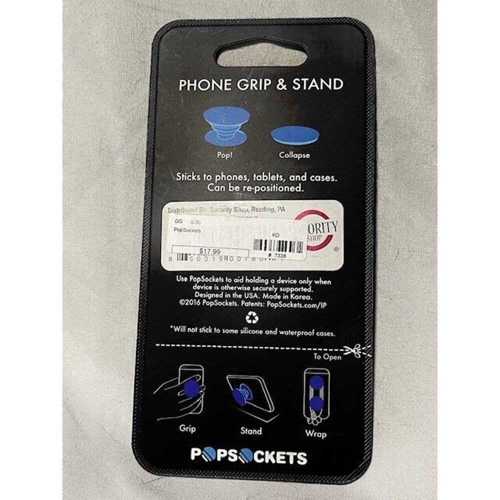 Kappa Delta Sorority Greek Pop Sockets Cell Phone Grip and Stand NEW College - Picture 2 of 2